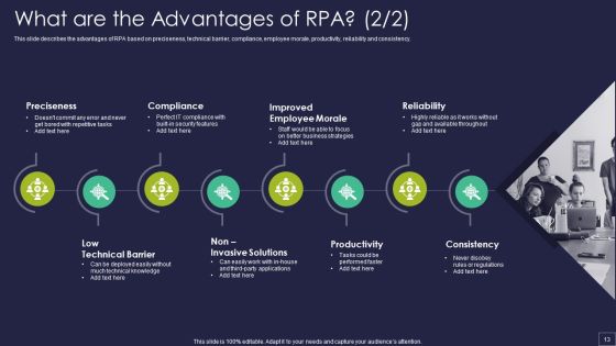 Robotic Process Automation Technology Ppt PowerPoint Presentation Complete Deck With Slides Slide13