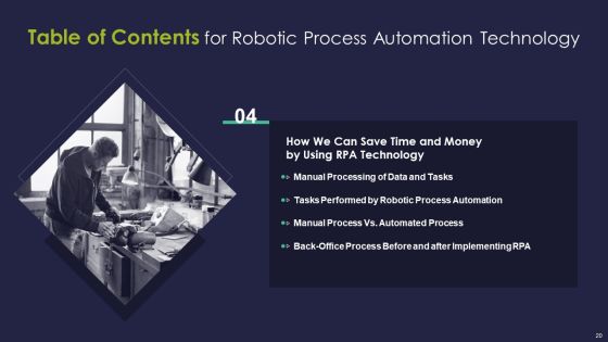 Robotic Process Automation Technology Ppt PowerPoint Presentation Complete Deck With Slides Slide20