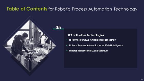 Robotic Process Automation Technology Ppt PowerPoint Presentation Complete Deck With Slides Slide25