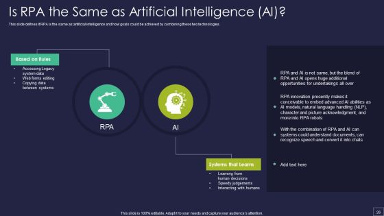 Robotic Process Automation Technology Ppt PowerPoint Presentation Complete Deck With Slides Slide26