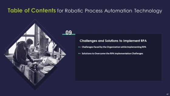 Robotic Process Automation Technology Ppt PowerPoint Presentation Complete Deck With Slides Slide42