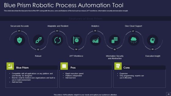 Robotic Process Automation Technology Ppt PowerPoint Presentation Complete Deck With Slides Slide49