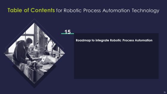 Robotic Process Automation Technology Ppt PowerPoint Presentation Complete Deck With Slides Slide70