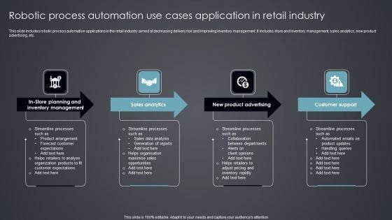 Robotic Process Automation Use Cases Application In Retail Industry Microsoft PDF