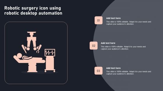 Robotic Surgery Icon Using Robotic Desktop Automation Sample PDF