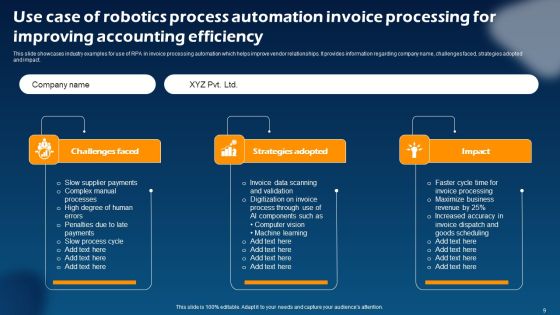 Robotics Process Automation Invoice Processing Ppt PowerPoint Presentation Complete Deck With Slides Slide09