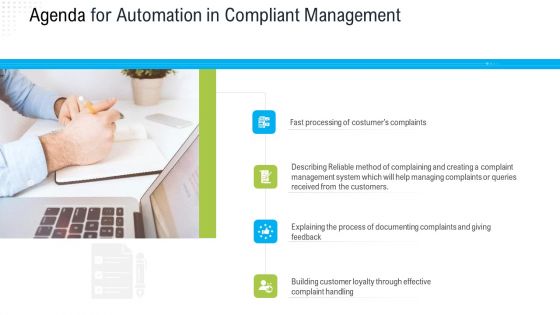 Robotization In Issues Management Agenda For Automation In Compliant Management Download PDF