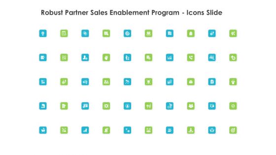 Robust Partner Sales Enablement Program Icons Slide Portrait PDF