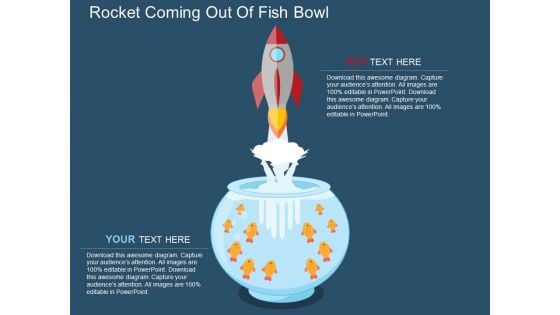 Rocket Coming Out Of Fish Bowl Powerpoint Templates Rocket Coming Out Of Fish Bowl Powerpoint Templates