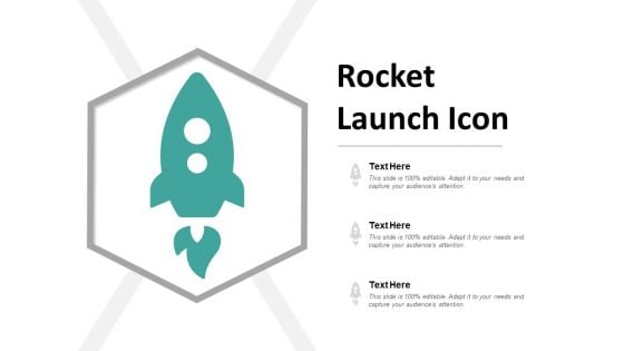 Rocket Launch Icon Ppt Powerpoint Presentation Infographics Topics