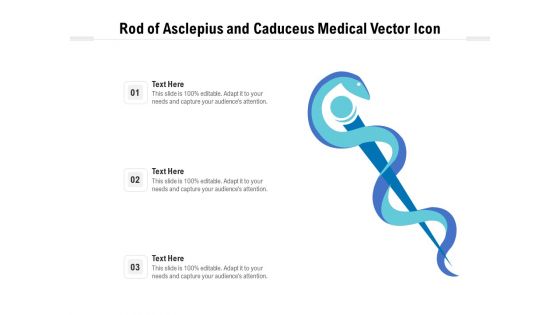 Rod Of Asclepius And Caduceus Medical Vector Icon Ppt PowerPoint Presentation File Tips PDF