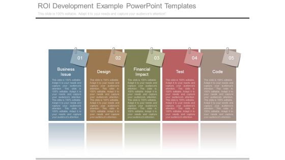 Roi Development Example Powerpoint Templates