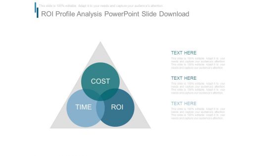 Roi Profile Analysis Powerpoint Slide Download