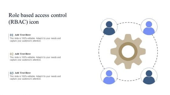 Role Based Access Control RBAC Icon Topics PDF