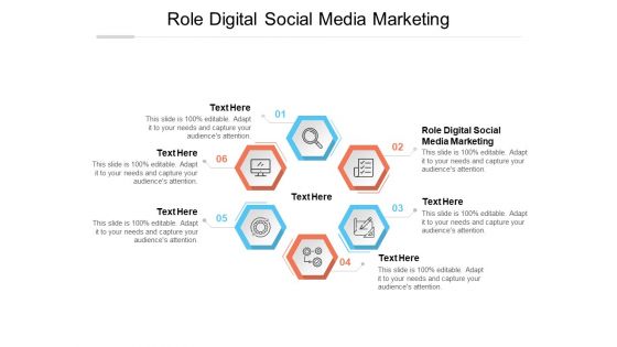 Role Digital Social Media Marketing Ppt PowerPoint Presentation Layouts Visual Aids Cpb