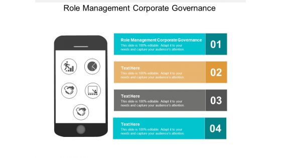Role Management Corporate Governance Ppt PowerPoint Presentation Outline Graphics Download Cpb
