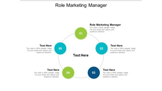 Role Marketing Manager Ppt PowerPoint Presentation Model Graphic Tips Cpb