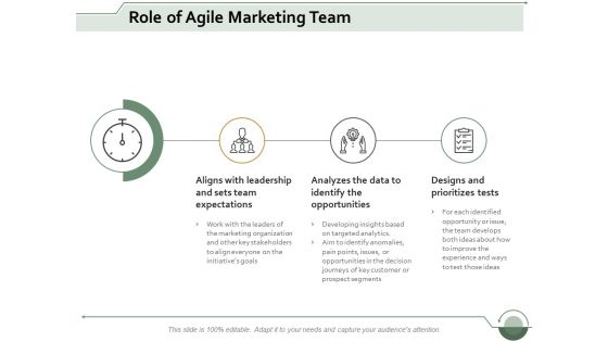 Role Of Agile Marketing Team Ppt Powerpoint Presentation Ideas Portrait