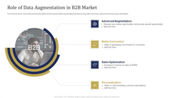 Role Of Data Augmentation In B2B Market Ppt File Slides PDF