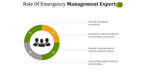 Role Of Emergency Management Expert Ppt PowerPoint Presentation Model