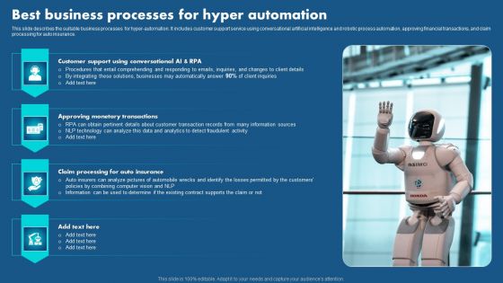 Role Of Hyperautomation In Redefining Business Best Business Processes For Hyper Inspiration PDF