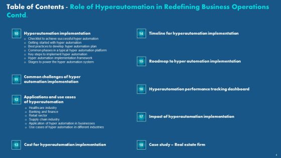 Role Of Hyperautomation In Redefining Business Operations Ppt PowerPoint Presentation Complete Deck With Slides Slide04