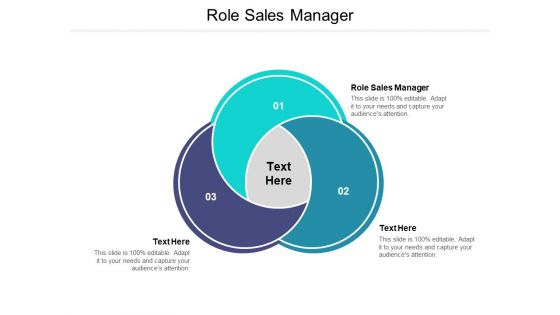 Role Sales Manager Ppt PowerPoint Presentation Gallery Slide Cpb