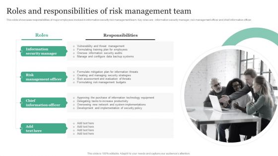 Roles And Responsibilities Of Risk Management Team Information Security Risk Administration Designs PDF Roles And Responsibilities Of Risk Management Team Information Security Risk Administration Designs PDF