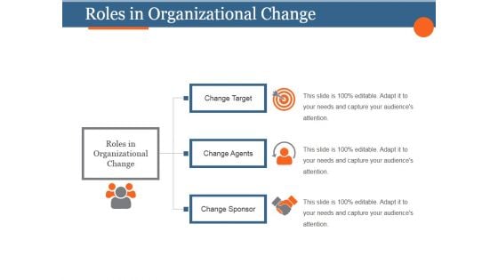 Roles In Organizational Change Ppt PowerPoint Presentation Ideas