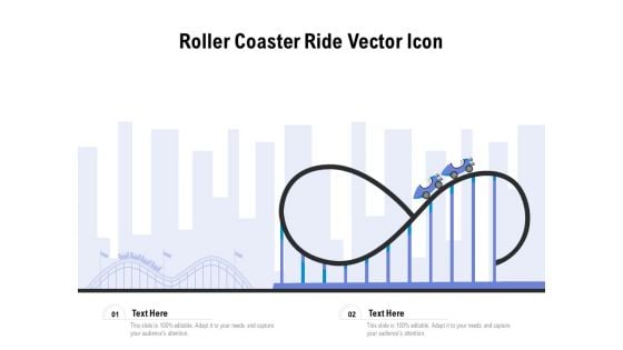 Roller Coaster Ride Vector Icon Ppt PowerPoint Presentation File Icon PDF