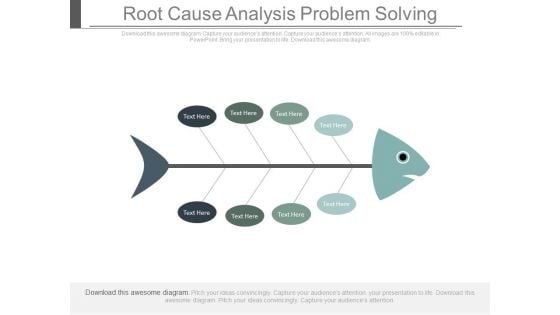 Root Cause Analysis Problem Solving Ppt Slides