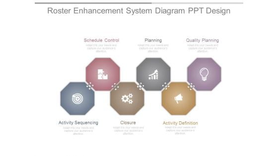 Roster Enhancement System Diagram Ppt Design