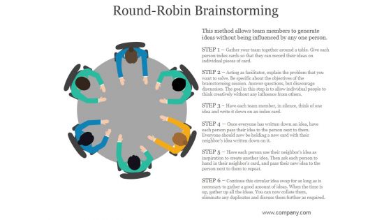 Round Robin Brainstorming Ppt PowerPoint Presentation Information
