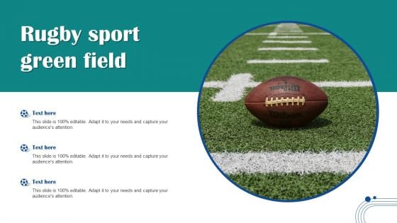 Rugby Sport Green Field Diagrams PDF