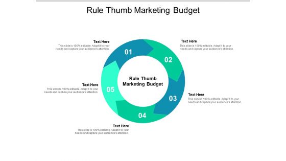 Rule Thumb Marketing Budget Ppt PowerPoint Presentation Summary Slide Cpb