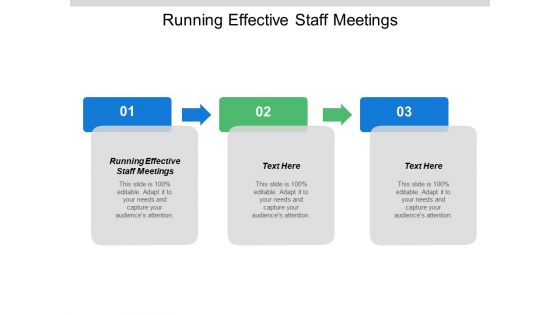 Running Effective Staff Meetings Ppt PowerPoint Presentation Show Display Cpb
