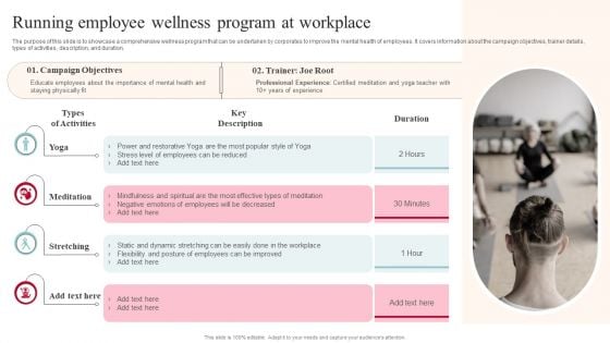 Running Employee Wellness Program At Workplace Download PDF Running Employee Wellness Program At Workplace Download PDF