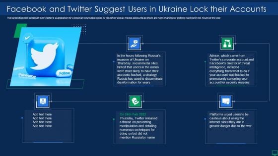 Russian Cyber Attacks On Ukraine IT Facebook And Twitter Suggest Rules PDF