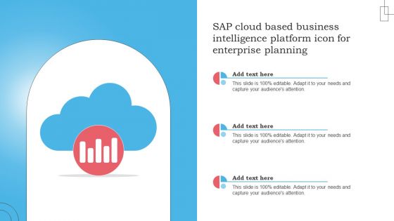 SAP Cloud Based Business Intelligence Platform Icon For Enterprise Planning Formats PDF