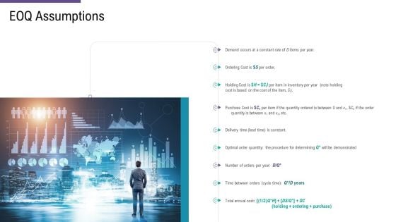 SCM And Purchasing EOQ Assumptions Ppt Infographics Clipart PDF