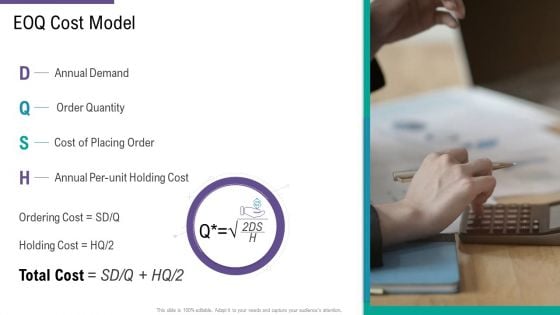 SCM And Purchasing EOQ Cost Model Ppt Summary Graphics PDF