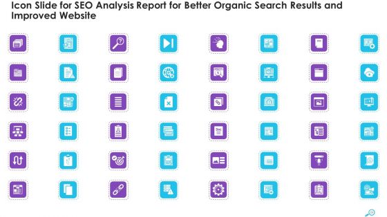SEO Analysis Report For Better Organic Search Results And Improved Website Deck