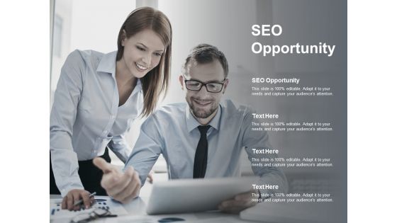 SEO Opportunity Ppt PowerPoint Presentation Gallery Background Designs Cpb