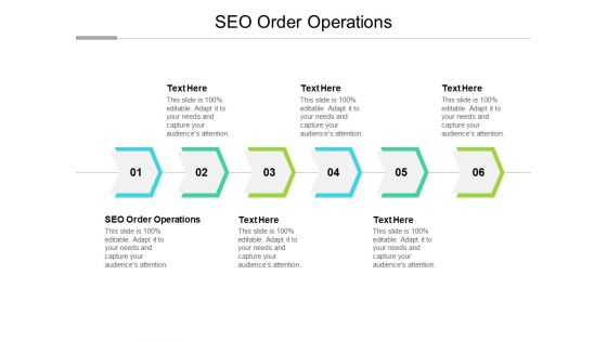 SEO Order Operations Ppt PowerPoint Presentation Infographics Layout Ideas Cpb