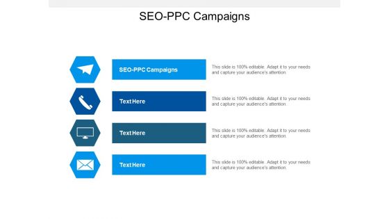SEO PPC Campaigns Ppt PowerPoint Presentation Infographic Template Graphics Cpb