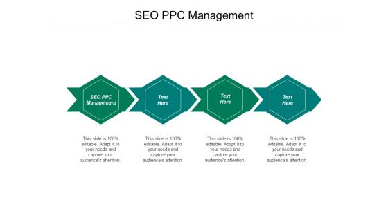 SEO PPC Management Ppt PowerPoint Presentation Icon Shapes Cpb