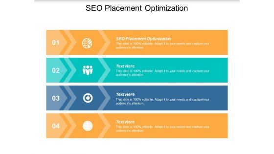 SEO Placement Optimization Ppt PowerPoint Presentation Inspiration Images Cpb