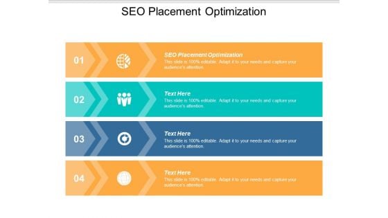 SEO Placement Optimization Ppt PowerPoint Presentation Inspiration Images Cpb