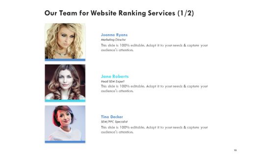 SEO Proposal Template Ppt PowerPoint Presentation Complete Deck With Slides Slide19