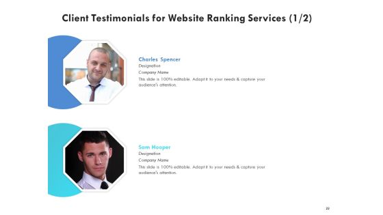 SEO Proposal Template Ppt PowerPoint Presentation Complete Deck With Slides Slide22